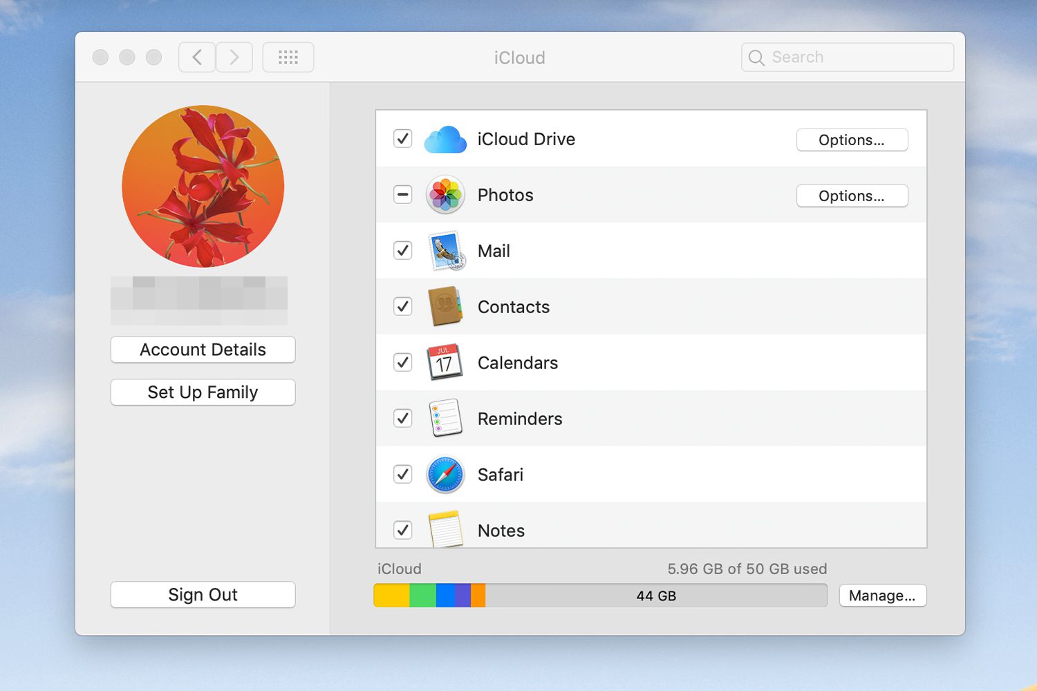 create folder on my mac for icloud email